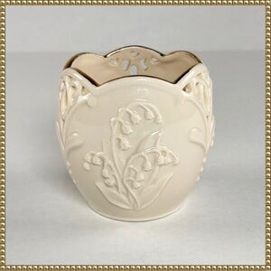 Lenox Fine China Floral Votive Candle Holder Lily of the Valley
